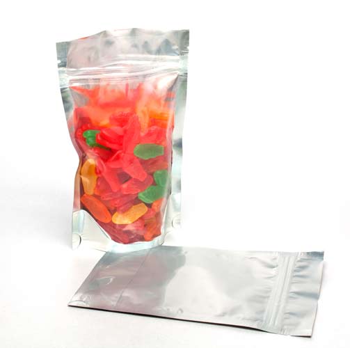 Stand Up Pouches Transparent/Silver 12x7.5x18.5cm | 114 grams