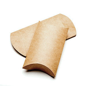 Pillow Packs Kraft 7.6x2.5x12.7cm