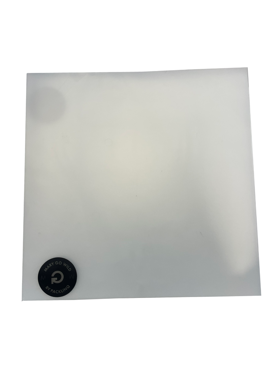 Buitenhoezen + binnenhoezen voor 12 inch albums en LP's met "mary go wild" bedrukking (25 stuks) [BLPMGW]