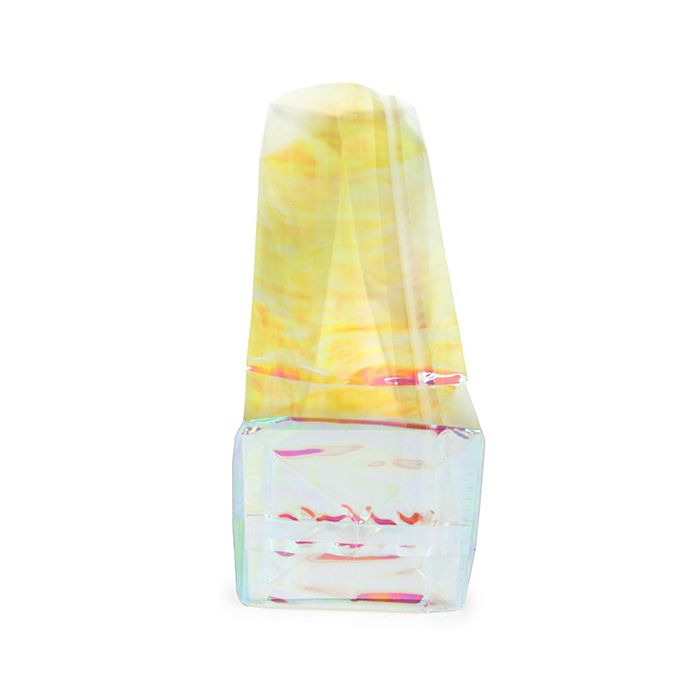 Blokbodemzakken Holografisch 5.1x5.1x21 cm met papieren kaart (50 stuks) [HFGPB11]