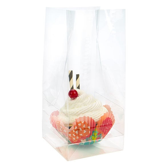 Cupcake Zakken voor Jumbo Cupcakes 10.2x10.2x22.8cm (100 Stuks) [CBG3]