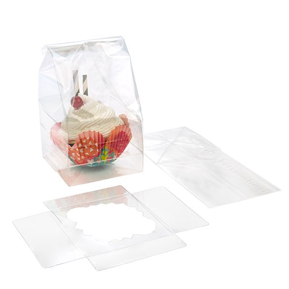 Cupcake Zakken voor Jumbo Cupcakes 10.2x10.2x22.8cm (100 Stuks) [CBG3]