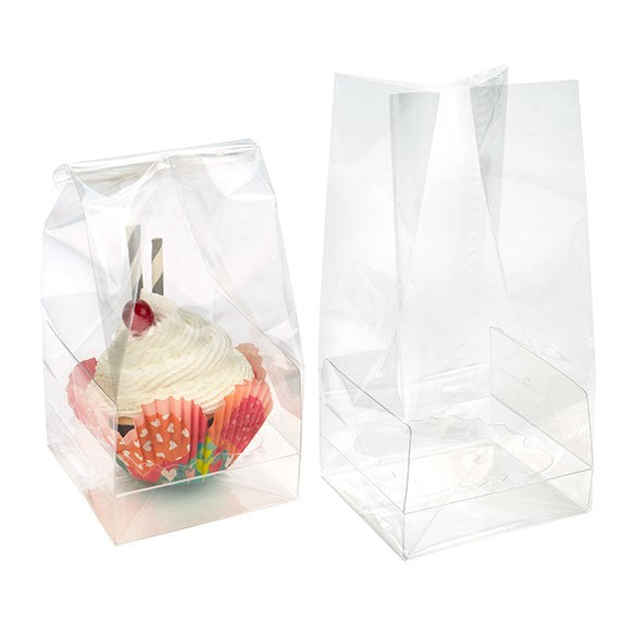 Cupcake Zakken voor Jumbo Cupcakes 10.2x10.2x22.8cm (100 Stuks) [CBG3]