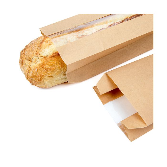 Sachets Kraft 8,9x5,1x35,6 cm Avec Soufflets Latéraux (100 pièces) [KBB1]