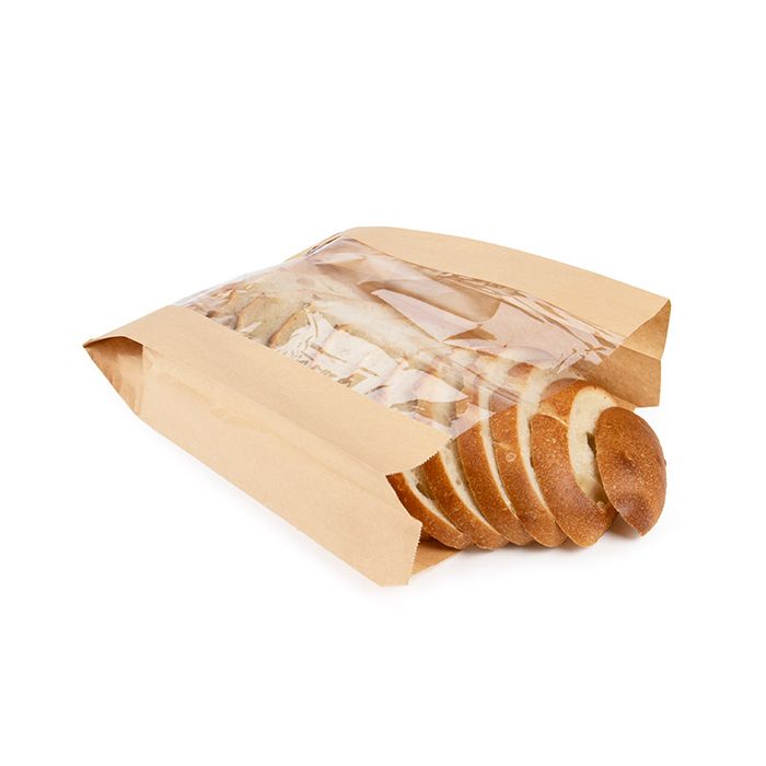 Sachets Kraft 26x10,2x35,6 cm Avec Soufflets Latéraux (100 pièces) [KBB5]