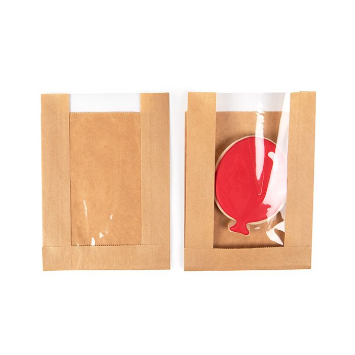 Sachets Kraft 13x2,9x17,8 cm Avec Soufflets Latéraux (100 pièces) [KBB6]