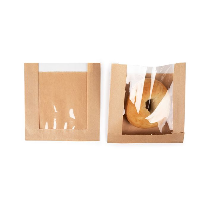 Sachets Kraft 15,9x2,9x16,5 cm Avec Soufflets Latéraux (100 pièces) [KBB8]