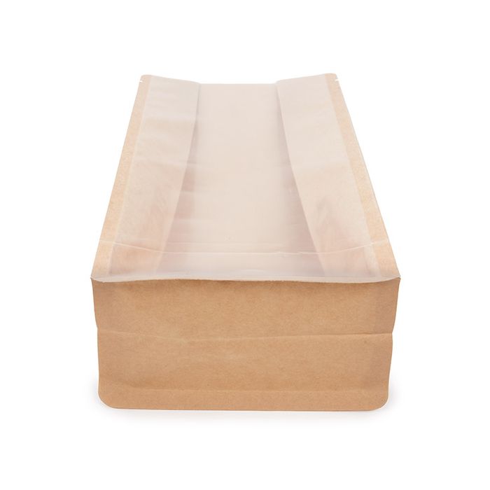 Blokbodemzakken kraft 12.7 x7.6 x30.5 cm (100 stuks) [BB3K]