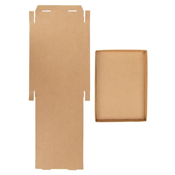 Petite Boite en carton kraft 13.7 x 1.6 x 19.1cm (25 Pièces) [KR1]