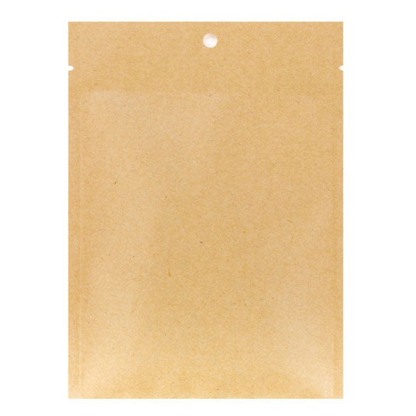 Sac en Kraft mate Thermoscellable 11,2x15,7cm (100 Pieces) [KHS46M]