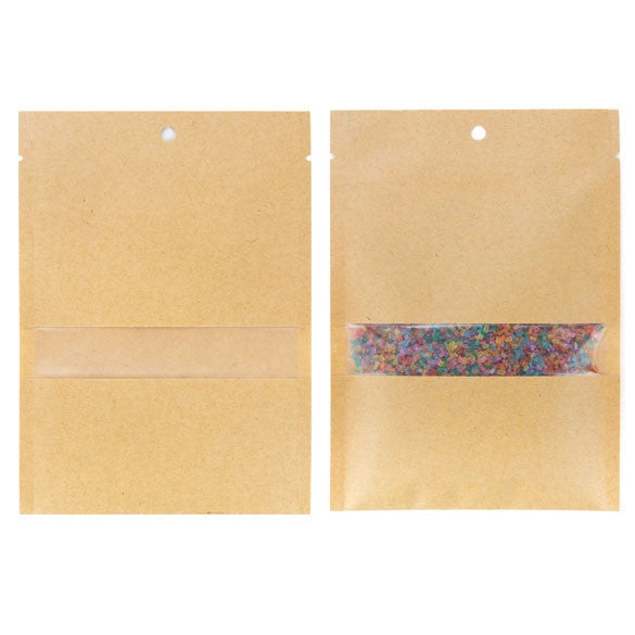Sac en Kraft mate Thermoscellable avec ouverture 11,2 x 15,7cm (100 Pieces) [KHS46MW]