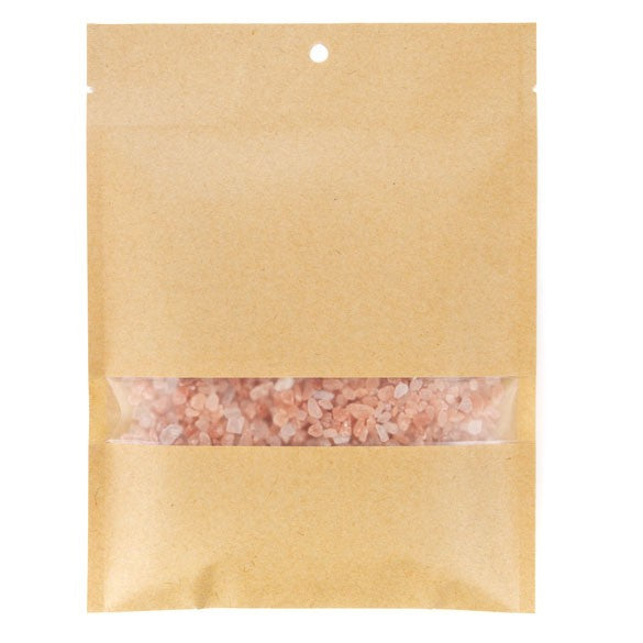 Sac en Kraft mate Thermoscellable  avec ouverture 137 x 185 mm (100 Pieces) [KHS57MW]