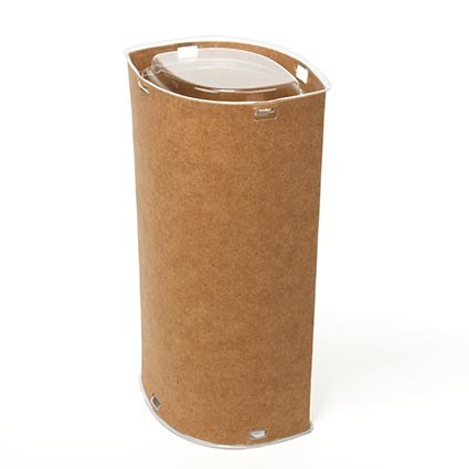 Kraft Pop-up Tube Kit, Eye Shaped 7.8 x 5.2 x 15.4cm