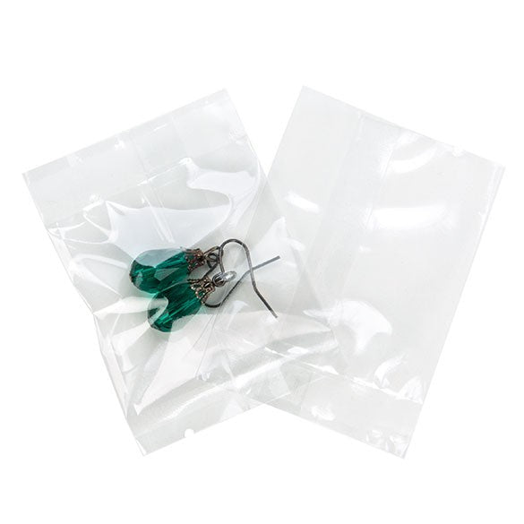 Plastiek Zakken "Heat Seal" 5,1x6cm Gelamineerd (100 stuks) [SLB22Q]
