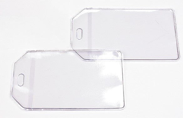 Bagagelabel hoesjes 7x10,5 cm (100 stuks) [LUGTAG]