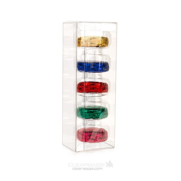 Boites à macarons, sachets de 5. 6.5 x 5.1 x 19.1cm (25 Pièces) (MBS1)