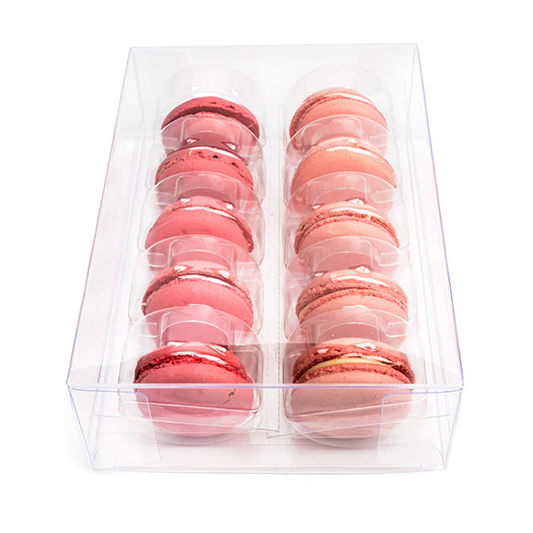 Macaron geschenkdoosjes set voor 10st. 12,9x5,1x19,1 cm (25 stuks) [MBS2]