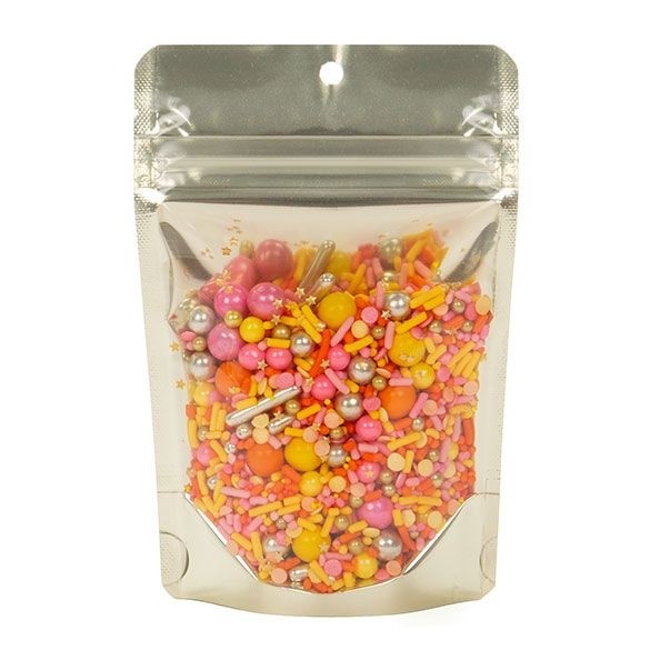 Doypack avec dos Or mat 10.2x6x15.2cm | 57g (100 pièces) [ZBGMG2]