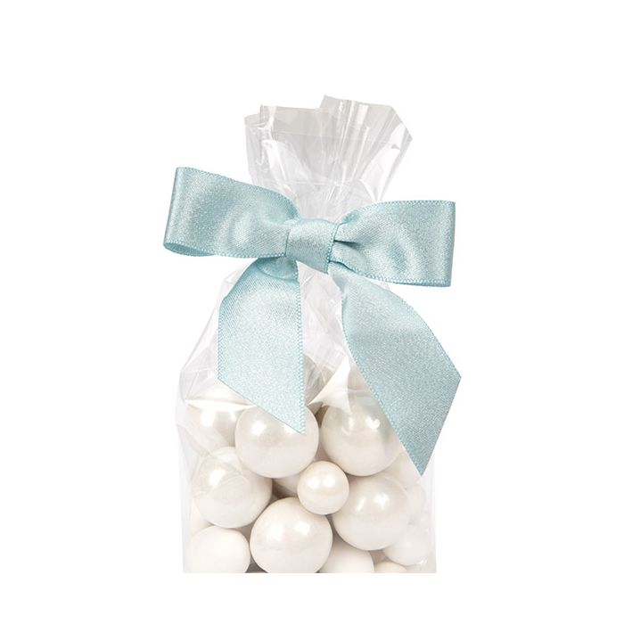 Noeuds pré-noués Bleu Océan Métallique8,9 cm (25 pièces) [MBOWOB]