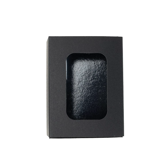 Tweedelige Papieren Dozen Zwart 9,5x6,4x5,7cm (25 stuks) [MBS8B]