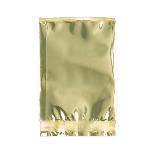 Plastiek Zakken Goud 5x7,5cm Gemetalliseerd en Sealbaar (100 stuks) [SMB23SG]
