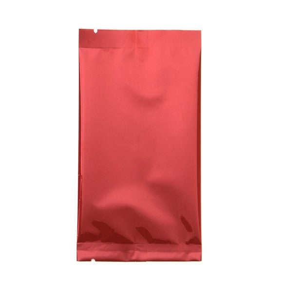 Plastiek Zakken Rood 7,5x14cm Gemetalliseerd en Sealbaar (100 stuks) [SVP35HR]