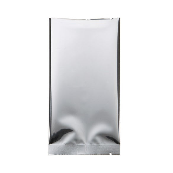 Plastiek Zakken Zilver 7,5x14cm Gemetalliseerd en Sealbaar (100 stuks) [SVP35HS]