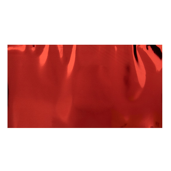 Feuille de couverture métallique Rouge 17,8x33 cm (25 pièces) [MT2R]