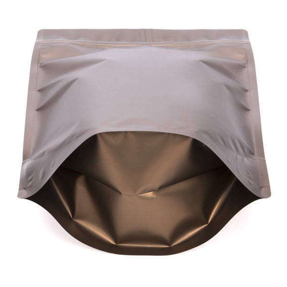 Doypack Bronze Métallisé 22.9x12.1x34.3cm | 907g (100 pièces) [ZBGM6BZ]