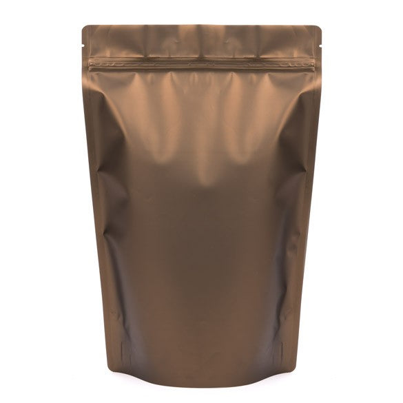 Doypack Bronze Métallisé 22.9x12.1x34.3cm | 907g (100 pièces) [ZBGM6BZ]