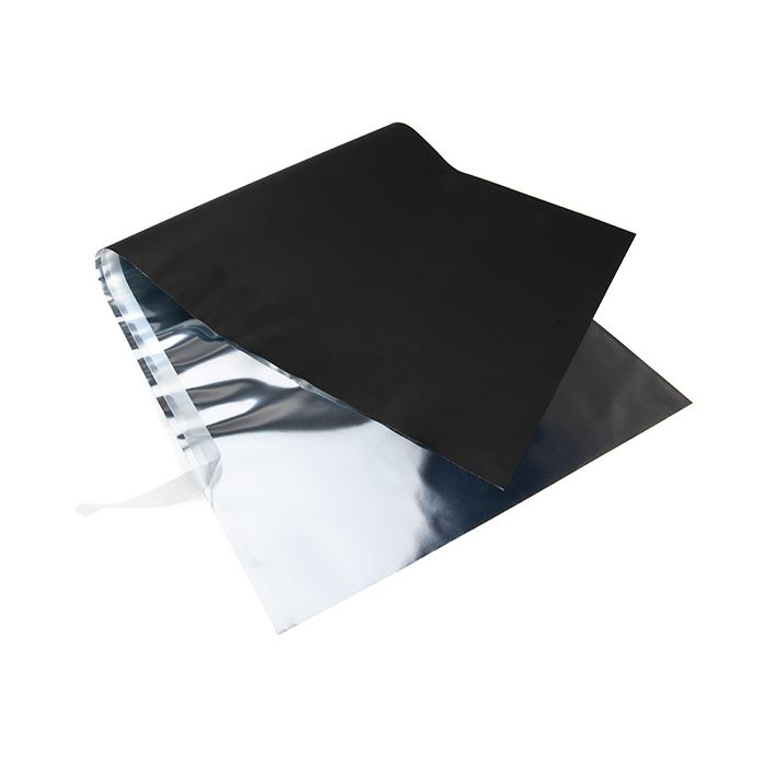Folie Topper Gemetalliseerd Mat Zwart 30,5x63,5 cm (25 Stuks) [MT4MB]