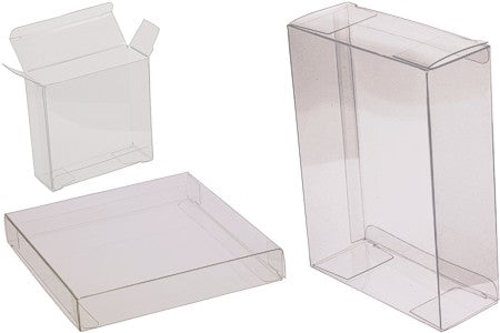 Boites cadeau plastique à transparence cristalline 16.2x1.6x16cm (25 Pièces) [FB80]