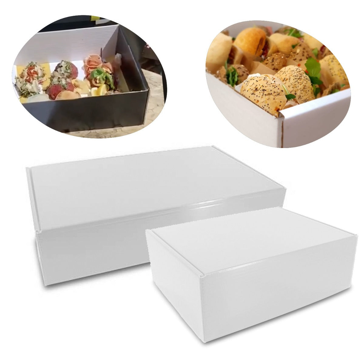 Food dozen 61x37x14cm Wit (25 st.) [FP-NS1026]