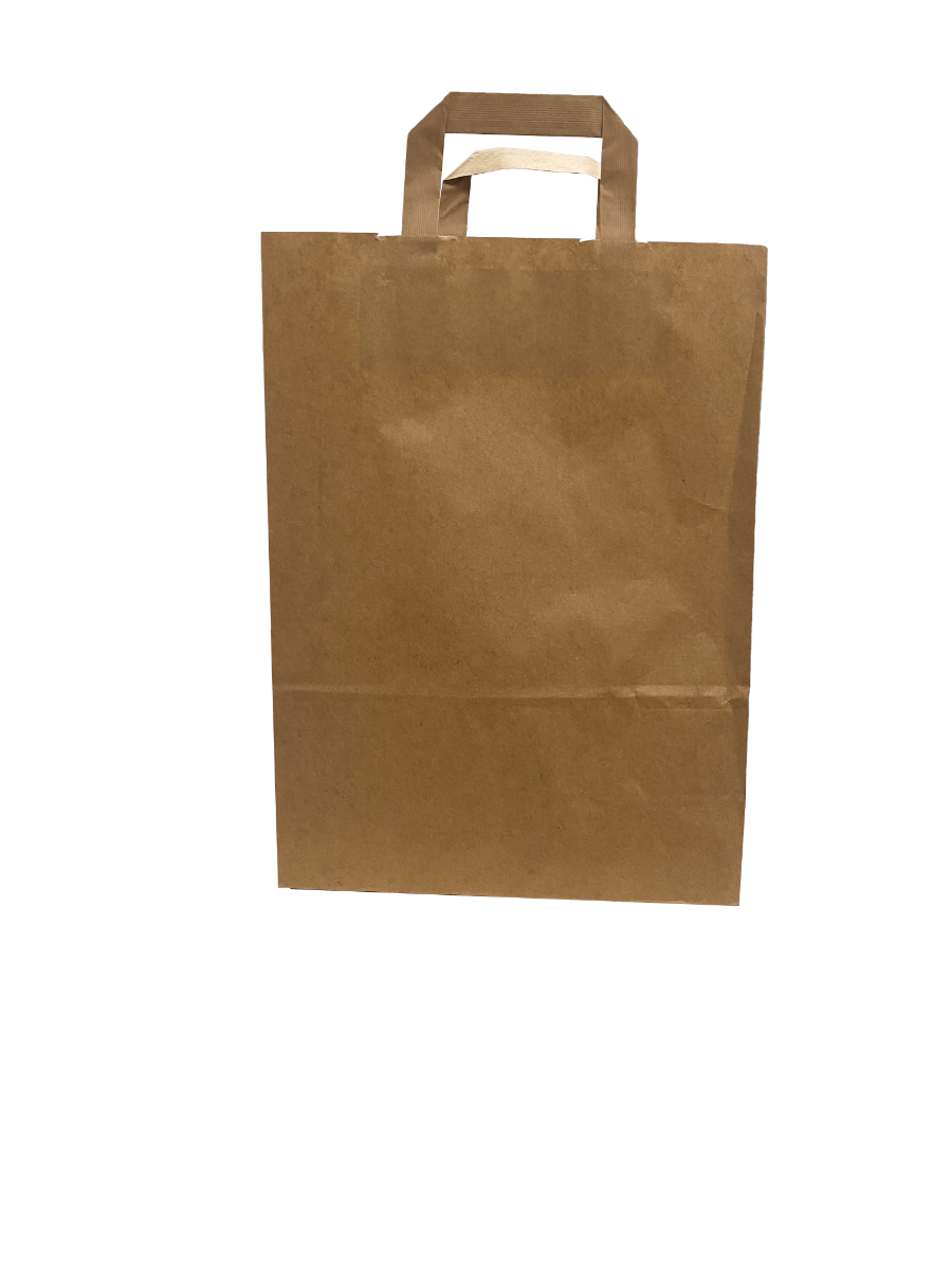 Sac papier en kraft marron 70 g/qm 26x12x35 cm (50 pièces) [PADB2635]