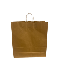 Paper Carrier Bags Brown 45x17x48cm Kraft 100 grams with twisted handles
