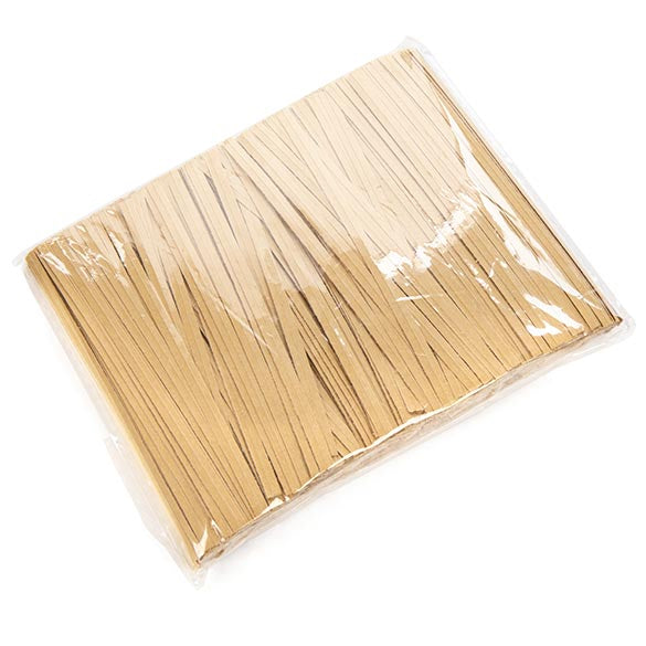 Bindstrips 10,2x0,4cm Kraft papier (1000 stuks) [TT4KR]