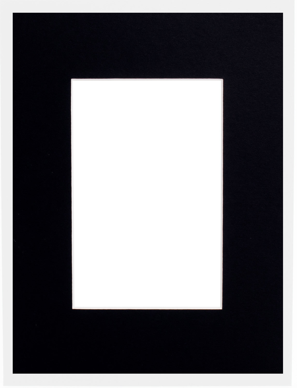Mount Board 413 Black 50x50cm with 39x39cm window (5 pcs)