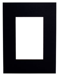 Mount Board 413 Black 13x18cm with 8x12cm window (5 pcs)