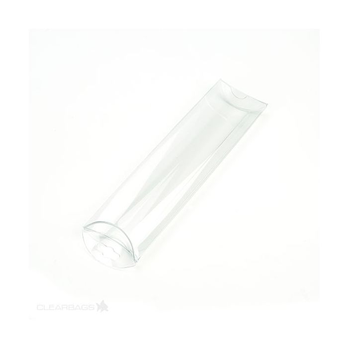 Petites boites berlingot à transparence cristalline 5.1x1.9x17.8cm (Crochet pour suspension optionnel) (25 pièces) [PB101]