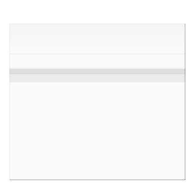 Sachet plastique OPP transparence cristalline avec rabat sécurisé 25.4x33 cm (100 pièces) [PR1013]