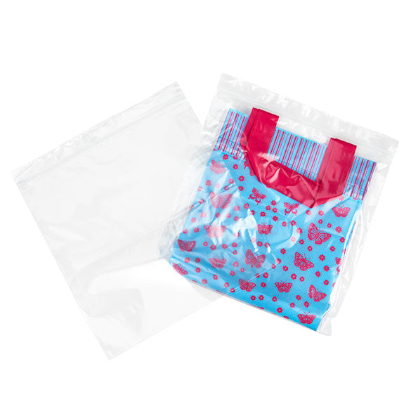 Sachet zip transparent en PE-BD 25,4x25,4cm (100 pièces) [2PE1010]