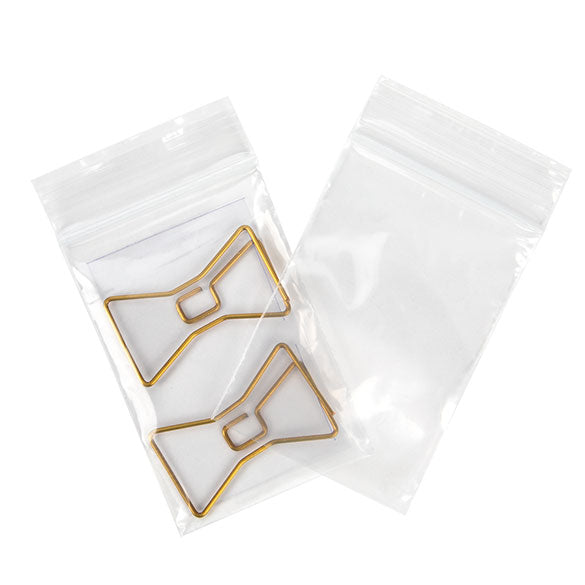 Sachet zip transparent en PE-BD 5x7,5cm 50 microns (100 pièces) [2PE23]
