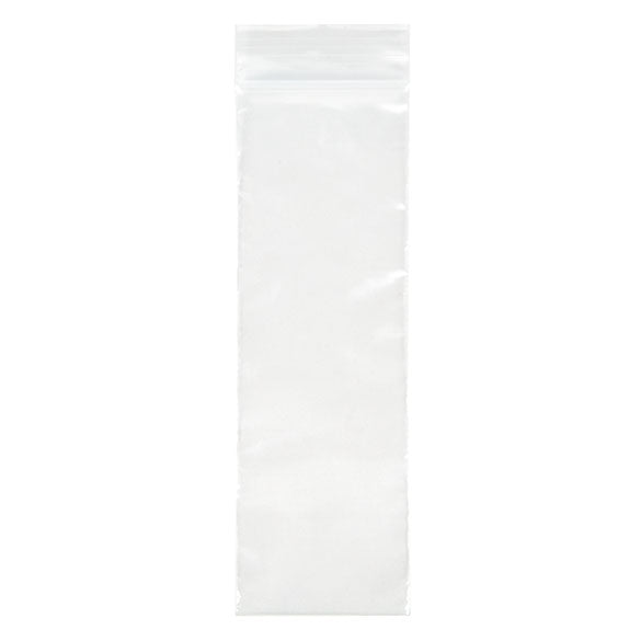 Sachet zip transparent en PE-BD 50 microns 5,1x15,2cm (100 pièces) [2PE26]