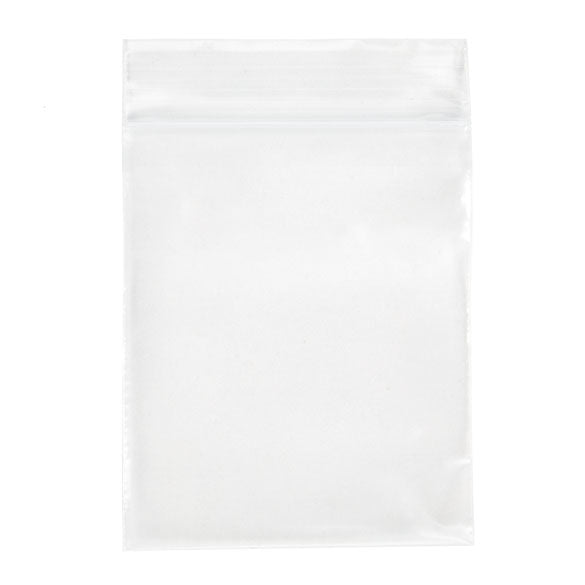 Sachet zip transparent en PE-BD 6,5x7,5cm 50 microns (100 pièces) [2PE2H3]