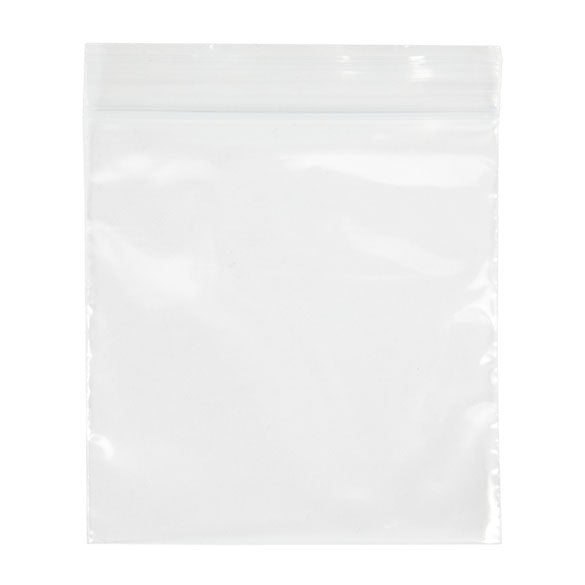 Sachet zip transparent en PE-BD 7,6x7,6cm (100 pièces) [2PE33]