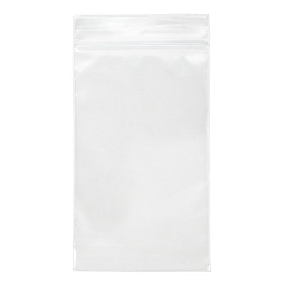 Sachet zip transparent en PE-BD 7,5x12,5cm 50 microns (100 pièces) [2PE35]