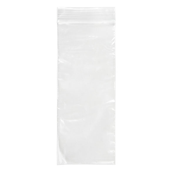 Sachet zip transparent en PE-BD 7,5x18cm 50 microns (100 pièces) [2PE37]