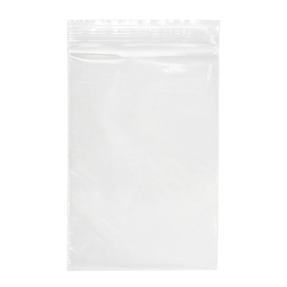 Sachet zip transparent en PE-BD 9x12,5cm 50 microns (100 pièces) [2PE3H5]