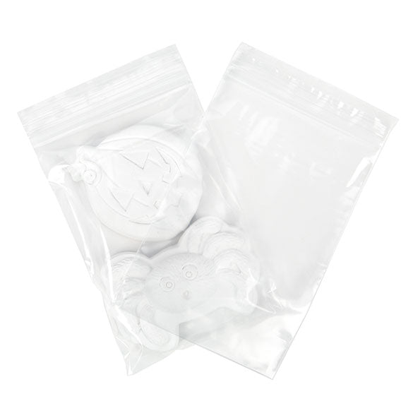 Sachet zip transparent en PE-BD 9x12,5cm 50 microns (100 pièces) [2PE3H5]
