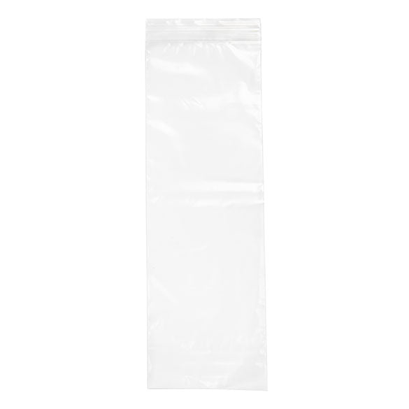 Sachet zip transparent en PE-BD 50 microns 10,2x30,5cm (100 pièces) [2PE412]